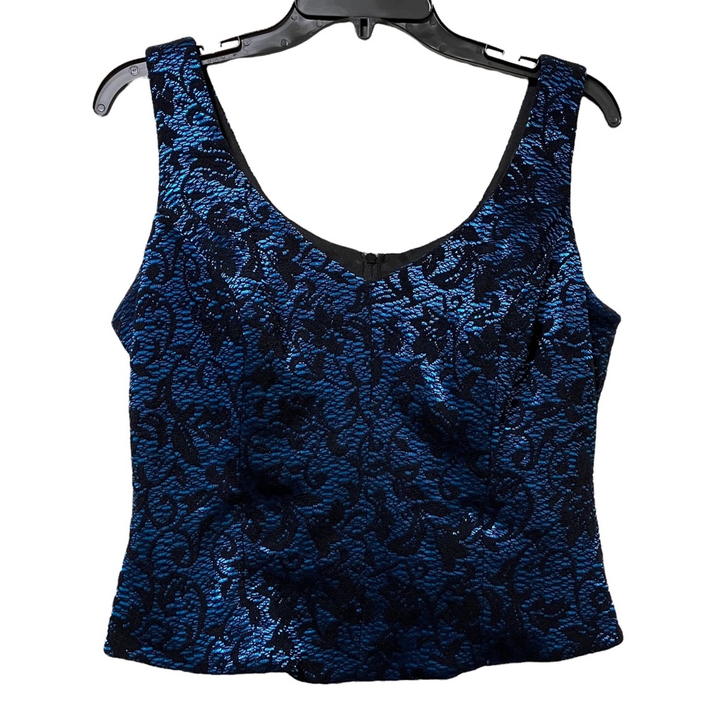 Michaela Louisa Corset Style Lace Sleeveless Top
